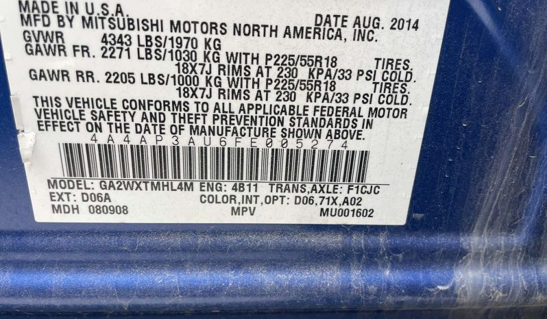 
								Mitsubishi Outlander Sport full									