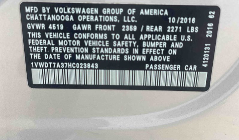 
								Volksvagen passat full									